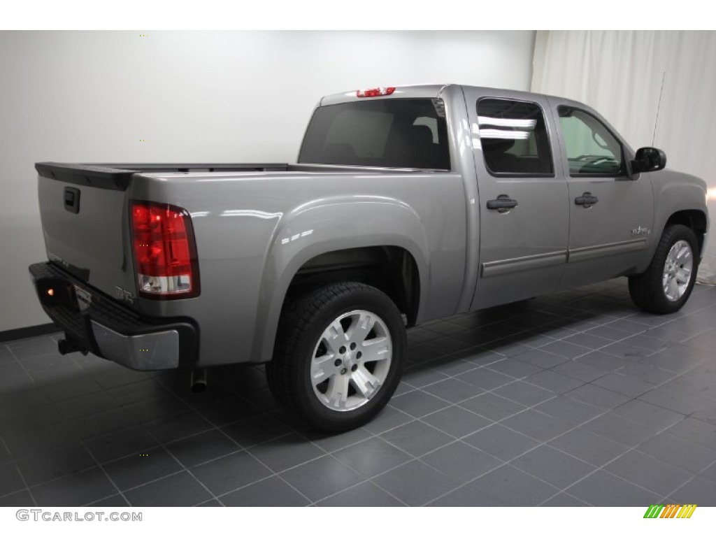 Steel Gray Metallic 2007 GMC Sierra 1500 SLE Crew Cab Exterior Photo #56535619