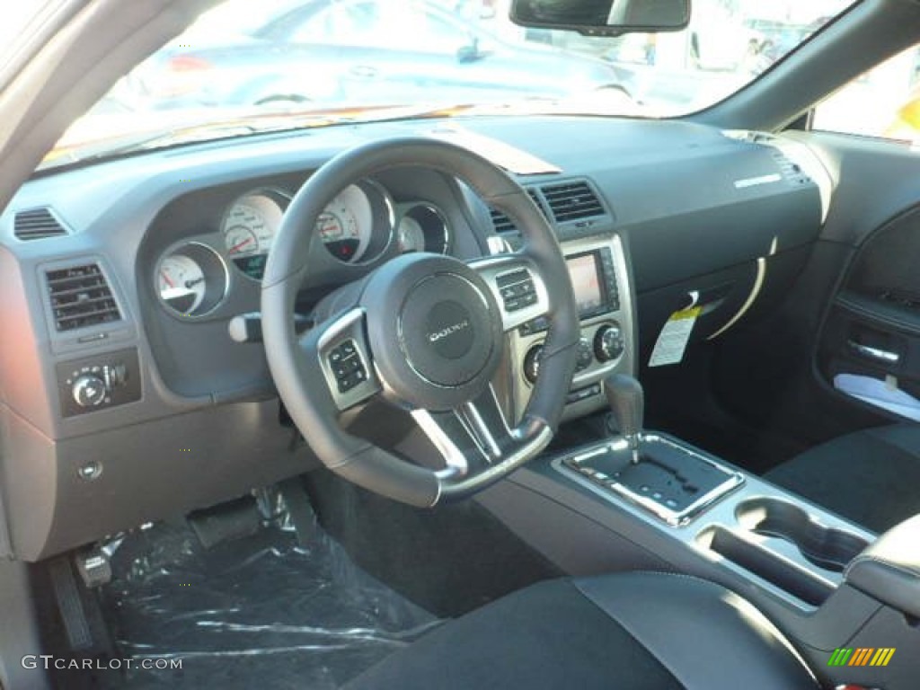 Dark Slate Gray Interior 2012 Dodge Challenger SRT8 392 Photo #56536552