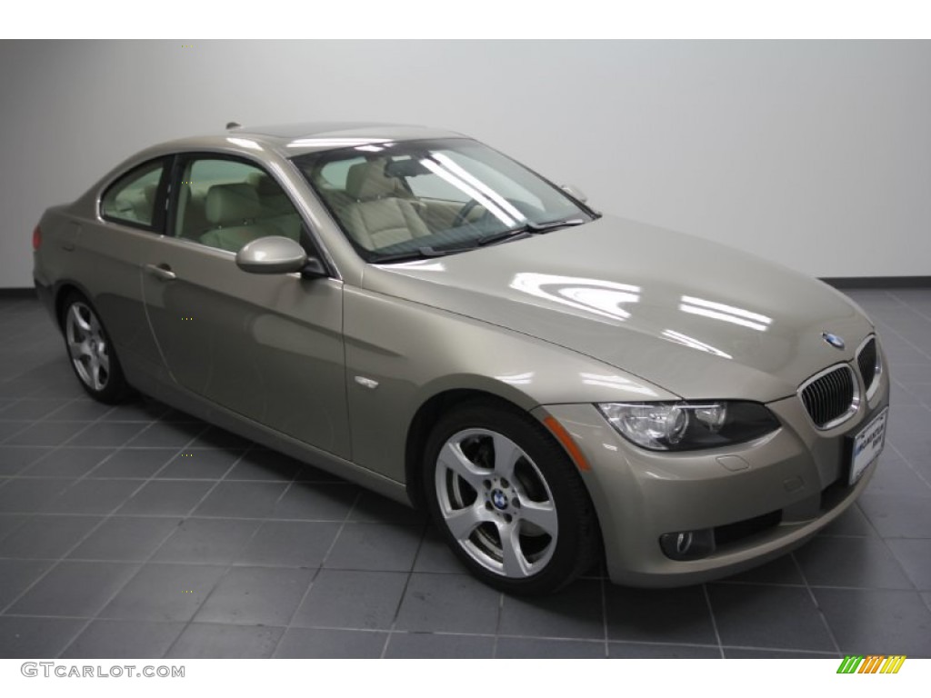 2009 3 Series 328i Coupe - Platinum Bronze Metallic / Cream Beige Dakota Leather photo #1