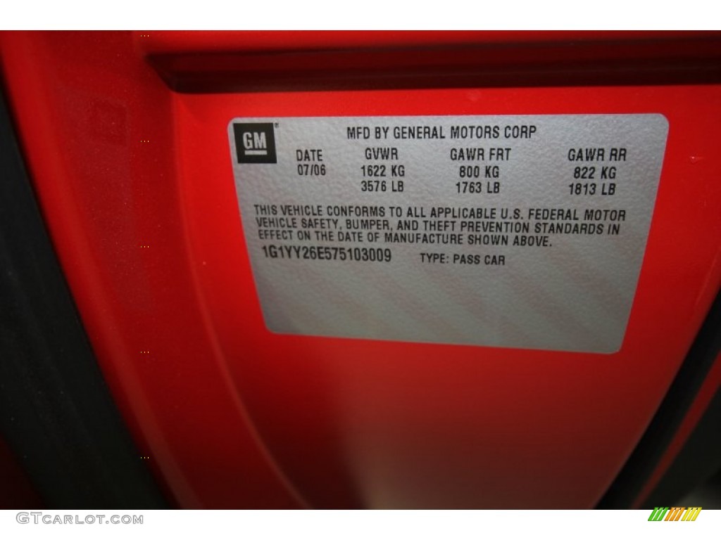 2007 Corvette Z06 - Victory Red / Ebony photo #11