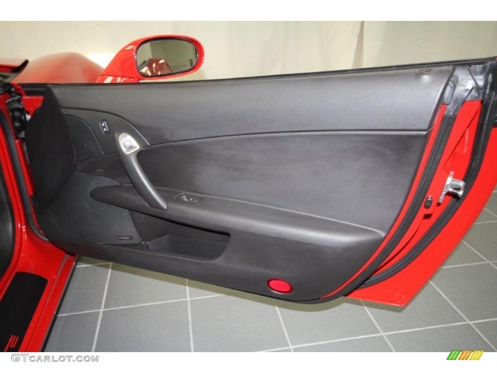 2007 Chevrolet Corvette Z06 Ebony Door Panel Photo #56537518