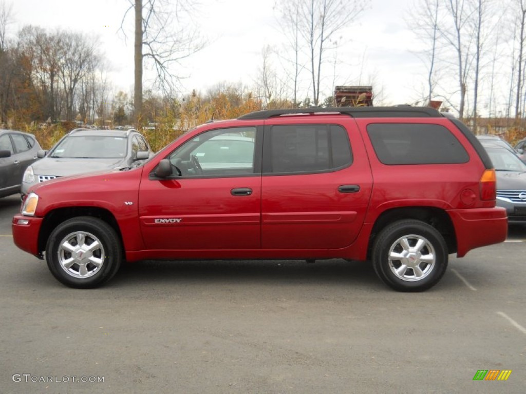 Magnetic Red Metallic 2004 GMC Envoy XL SLT 4x4 Exterior Photo #56540221