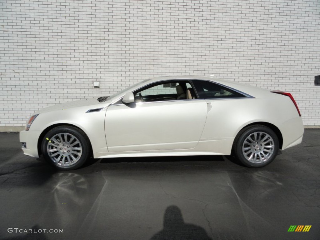White Diamond Tricoat 2012 Cadillac CTS 4 AWD Coupe Exterior Photo #56540442
