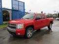 2007 Victory Red Chevrolet Silverado 1500 LT Extended Cab 4x4  photo #1