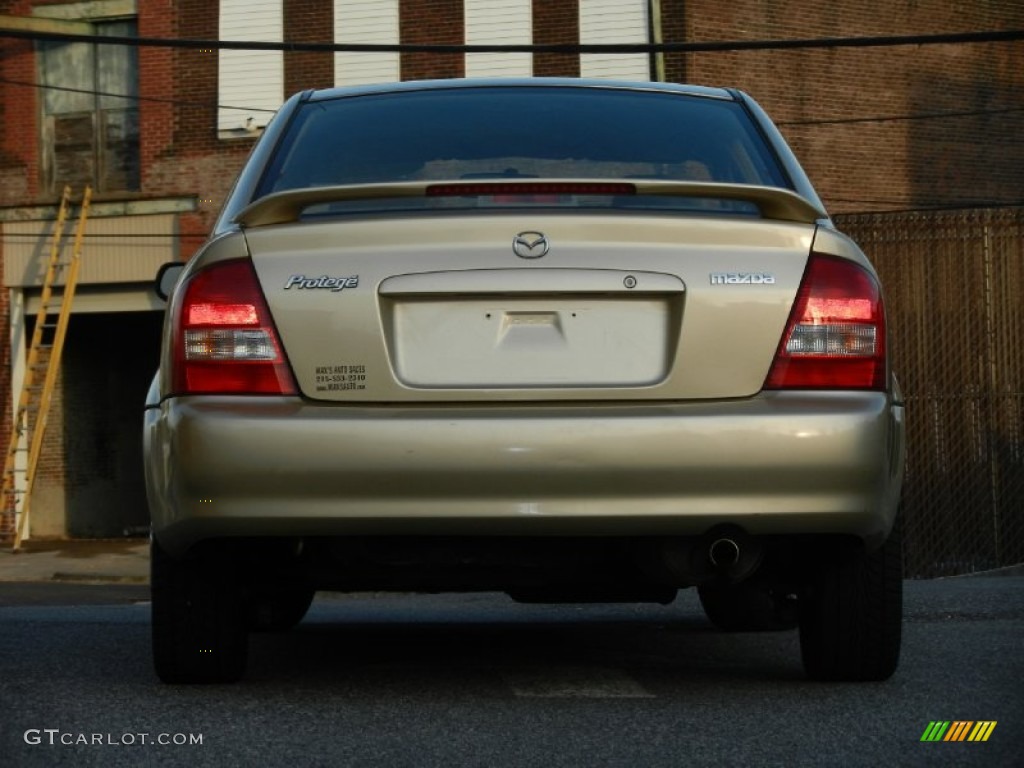 2003 Protege DX - Light Sandalwood Metallic / Gray photo #5