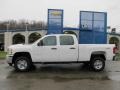 2012 Summit White Chevrolet Silverado 2500HD Work Truck Crew Cab 4x4  photo #2