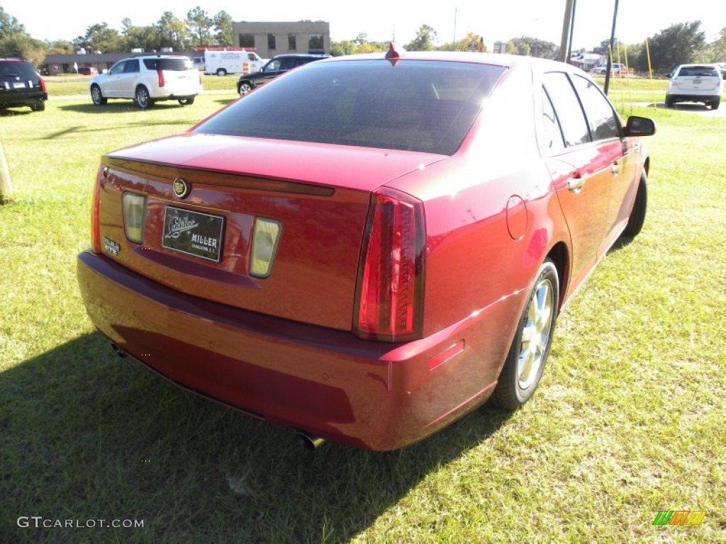 2011 STS V6 Luxury - Crystal Red Tintcoat / Cashmere/Dark Cashmere photo #14