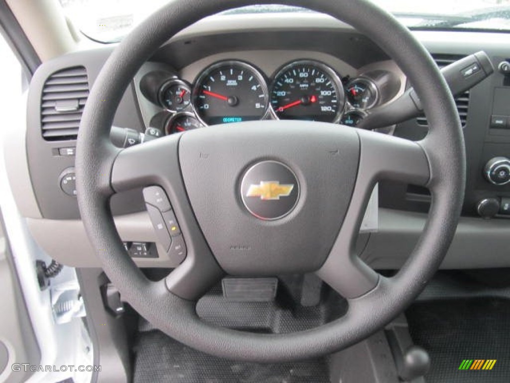 2012 Silverado 2500HD Work Truck Crew Cab 4x4 - Summit White / Dark Titanium photo #11