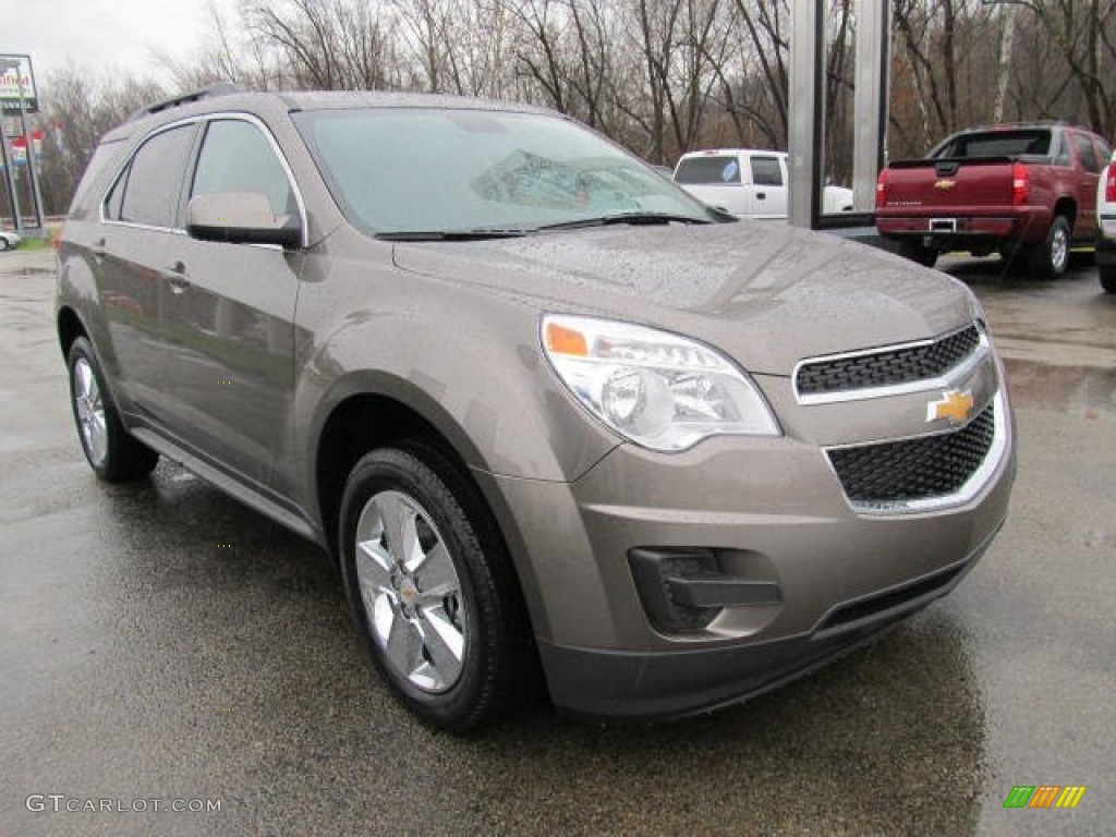 Mocha Steel Metallic 2012 Chevrolet Equinox LT AWD Exterior Photo #56542140