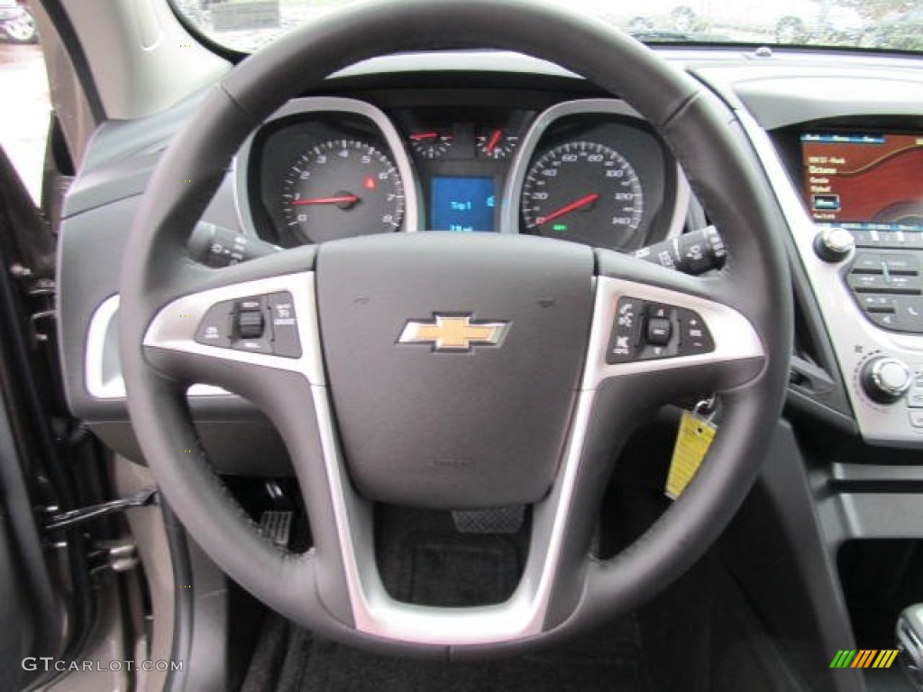 2012 Chevrolet Equinox LT AWD Jet Black Steering Wheel Photo #56542183