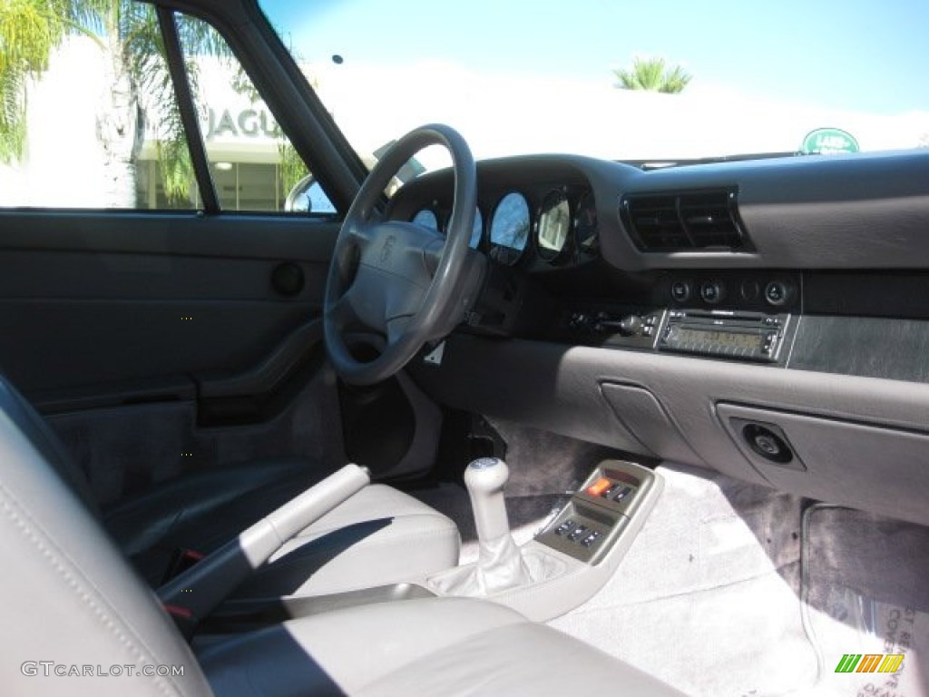 1997 911 Carrera 4S Coupe - Metallic Paint to Sample / Classic Grey photo #10