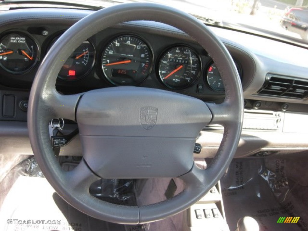 1997 911 Carrera 4S Coupe - Metallic Paint to Sample / Classic Grey photo #13