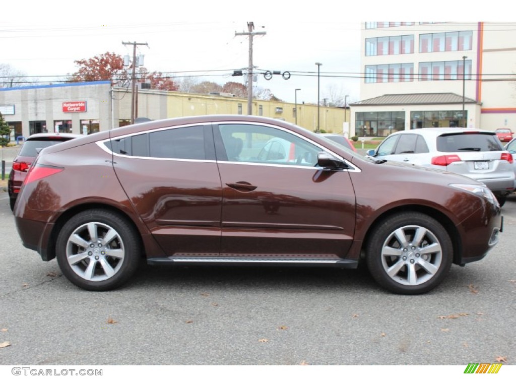 Ionized Bronze Metallic 2010 Acura ZDX AWD Technology Exterior Photo #56544112