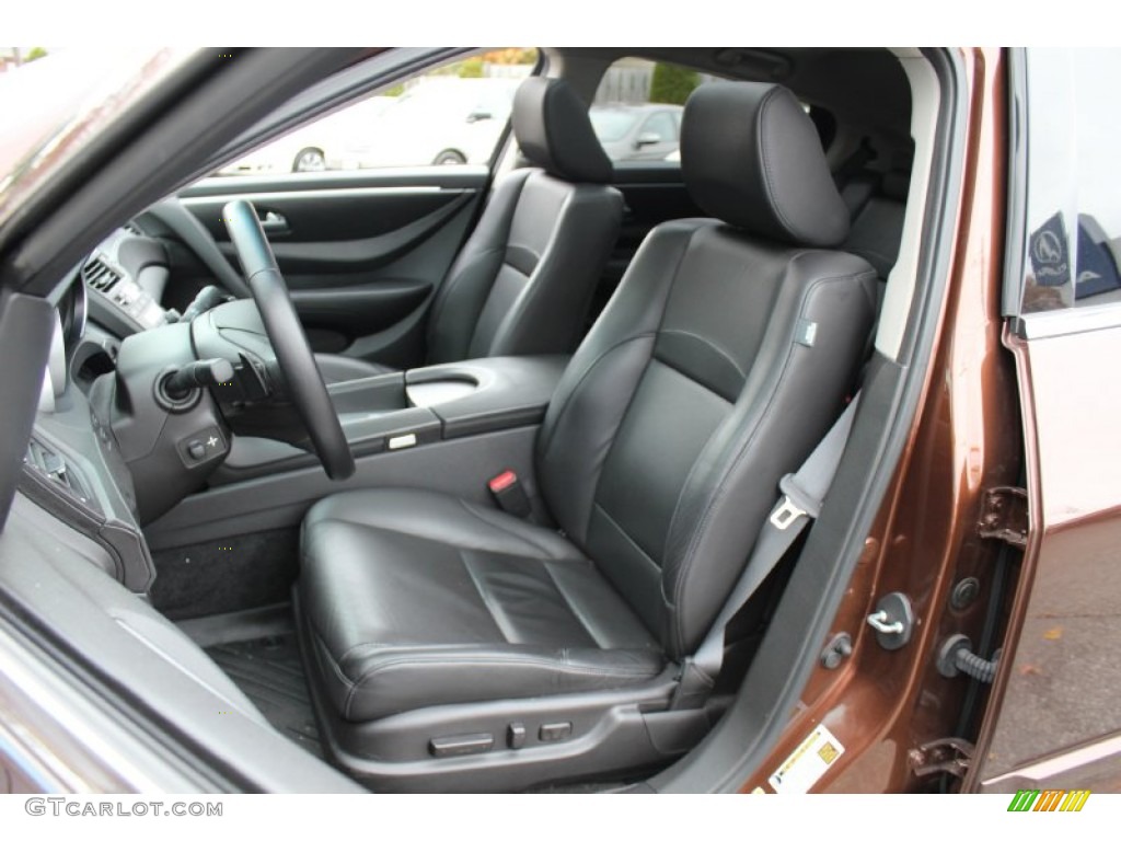 Ebony Interior 2010 Acura ZDX AWD Technology Photo #56544205