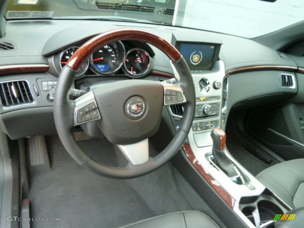 2011 Cadillac CTS 4 AWD Coupe Ebony Dashboard Photo #56544240