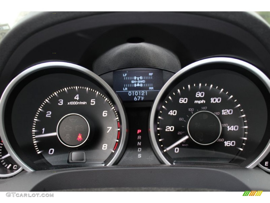 2010 Acura ZDX AWD Technology Gauges Photo #56544277