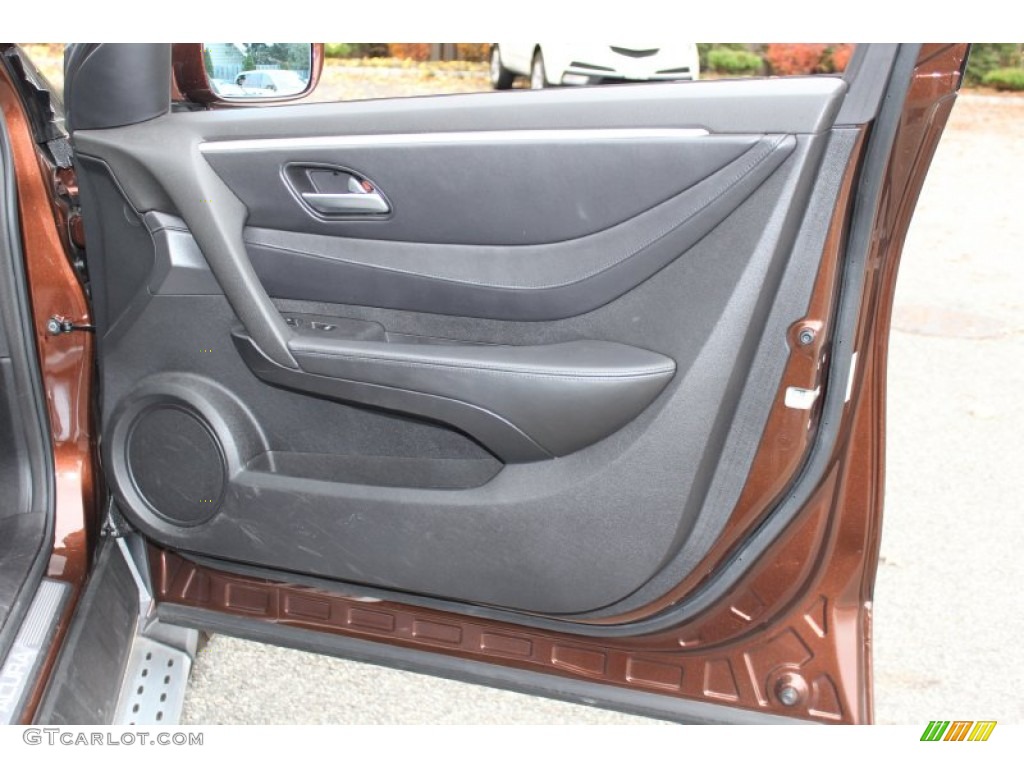 2010 Acura ZDX AWD Technology Ebony Door Panel Photo #56544346