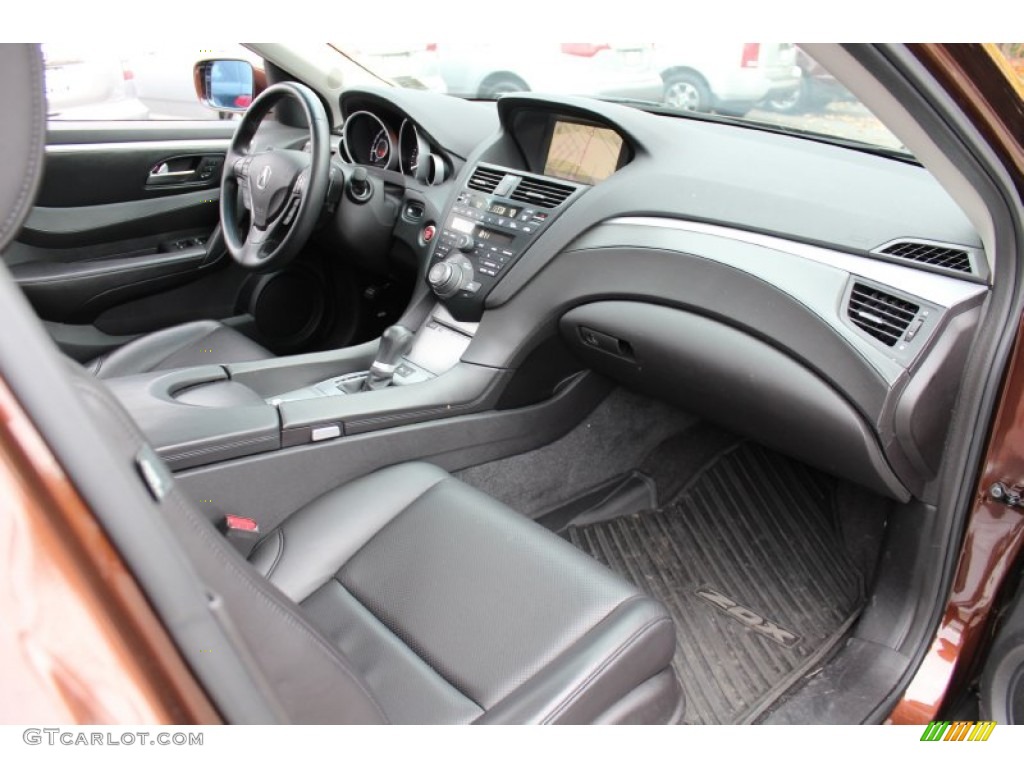 2010 Acura ZDX AWD Technology Ebony Dashboard Photo #56544355