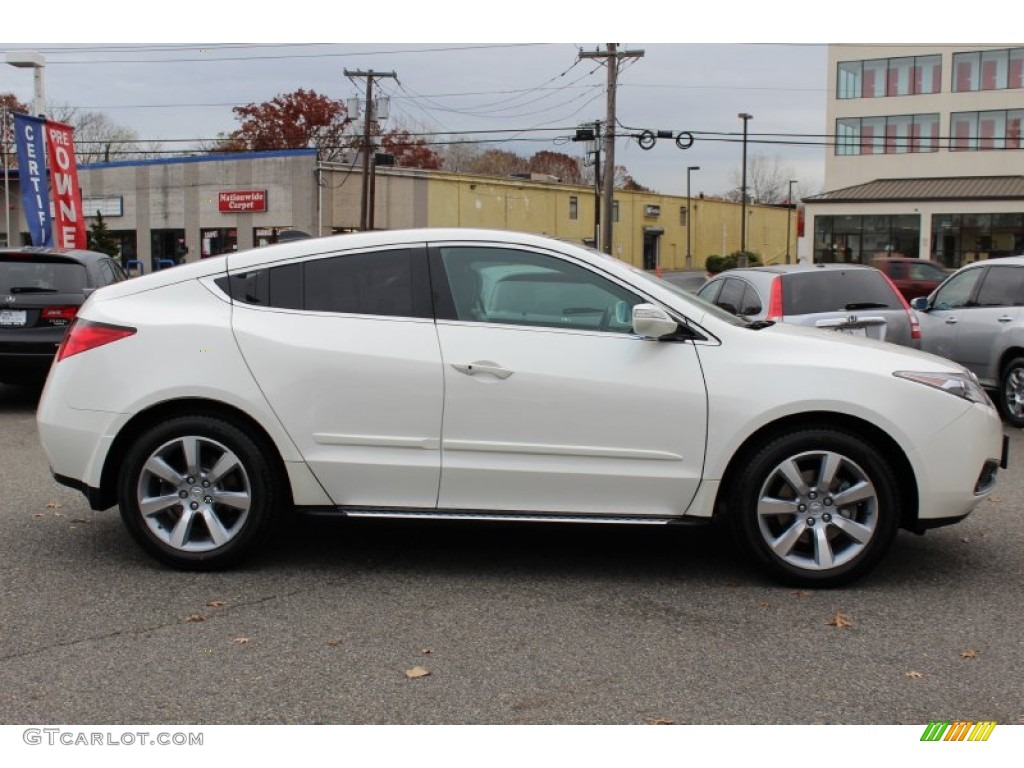 Aspen White Pearl 2010 Acura ZDX AWD Technology Exterior Photo #56544457