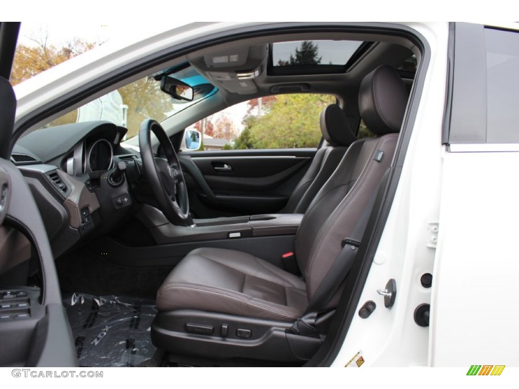 Sumatra Interior 2010 Acura ZDX AWD Technology Photo #56544547