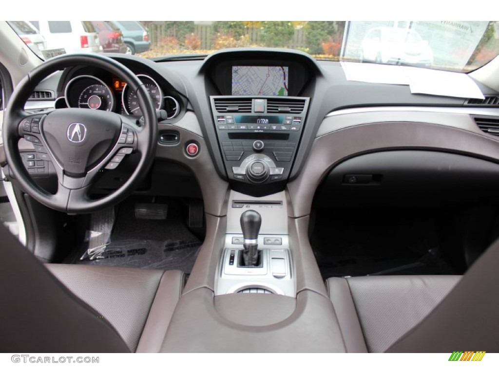 2010 Acura ZDX AWD Technology Sumatra Dashboard Photo #56544565