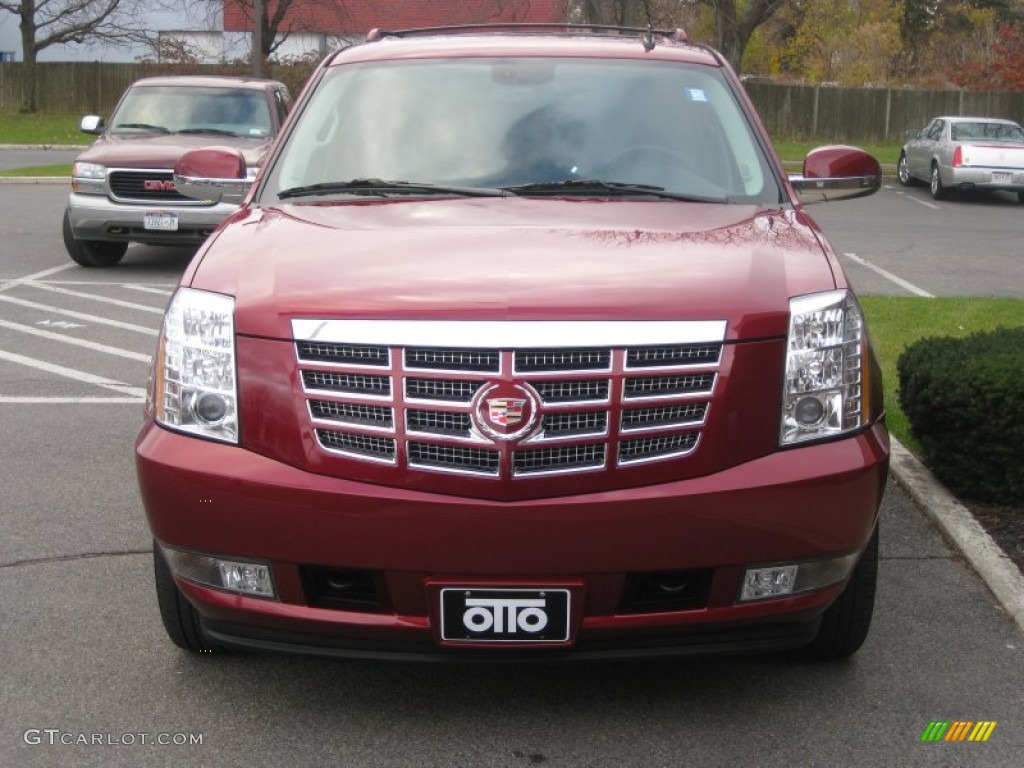 2008 Escalade ESV AWD - Sonoma Red / Ebony photo #2