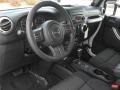 Black 2012 Jeep Wrangler Sahara 4x4 Interior Color