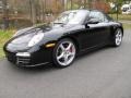 Black 2009 Porsche 911 Carrera 4S Cabriolet Exterior