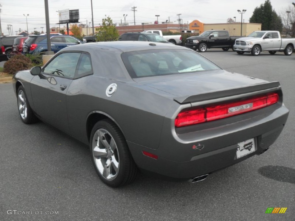 2012 Challenger R/T - Tungsten Metallic / Dark Slate Gray photo #2
