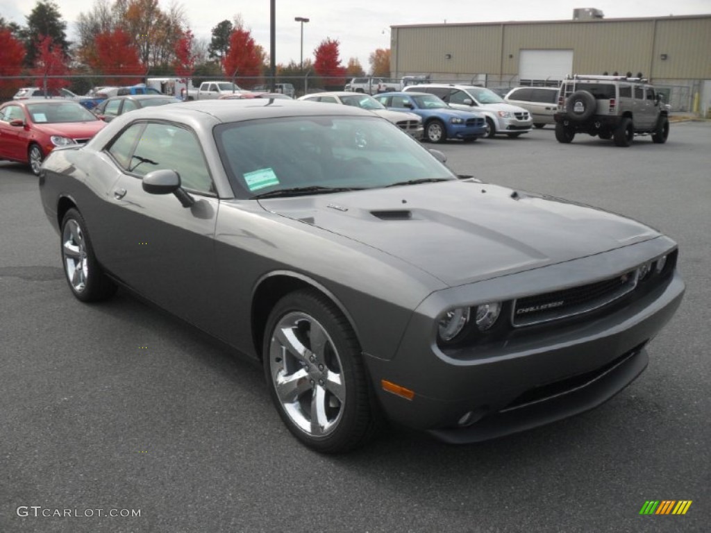 2012 Challenger R/T - Tungsten Metallic / Dark Slate Gray photo #5