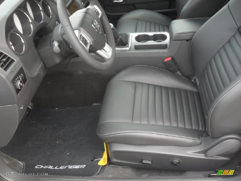 2012 Challenger R/T - Tungsten Metallic / Dark Slate Gray photo #8