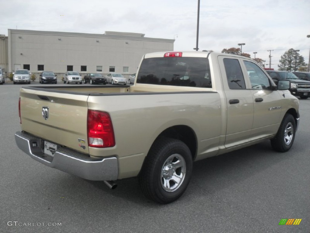 2011 Ram 1500 ST Quad Cab - White Gold / Dark Slate Gray/Medium Graystone photo #4