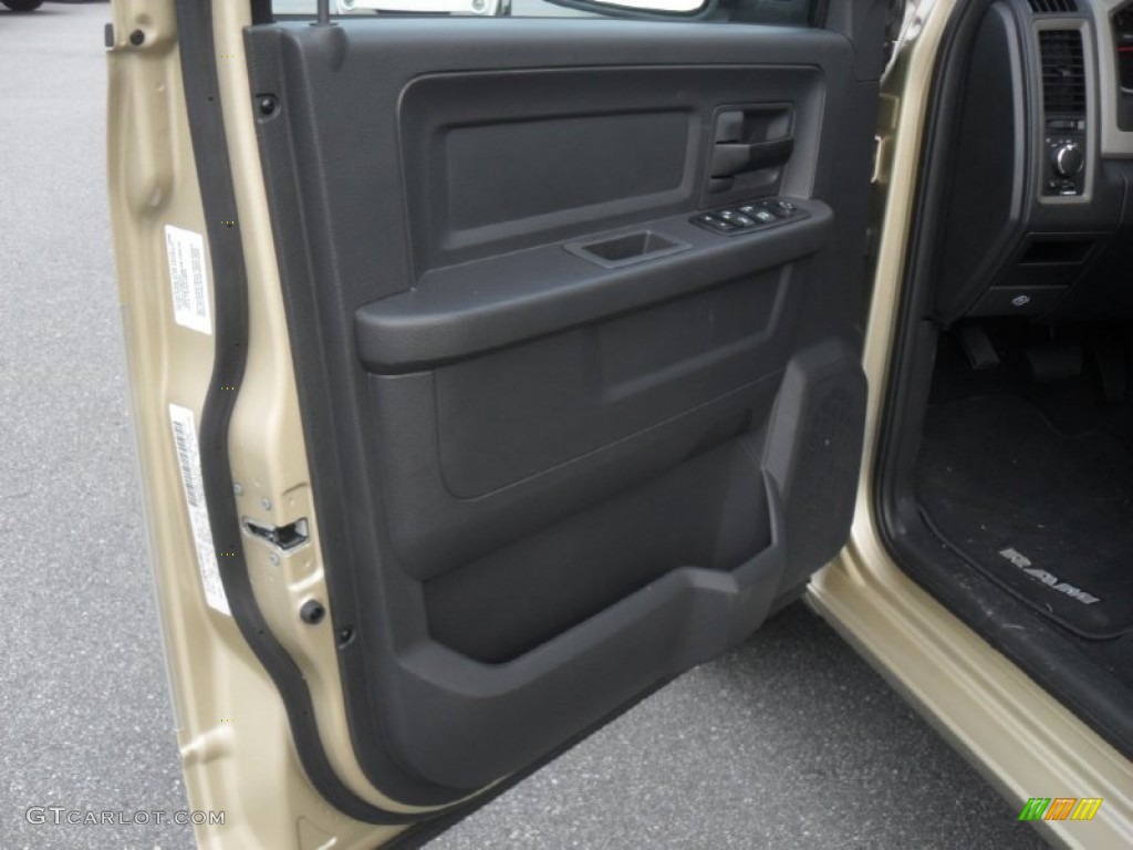 2011 Ram 1500 ST Quad Cab - White Gold / Dark Slate Gray/Medium Graystone photo #9