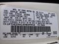 YY: White 1995 Ford E Series Van E250 XL Cargo Van Color Code