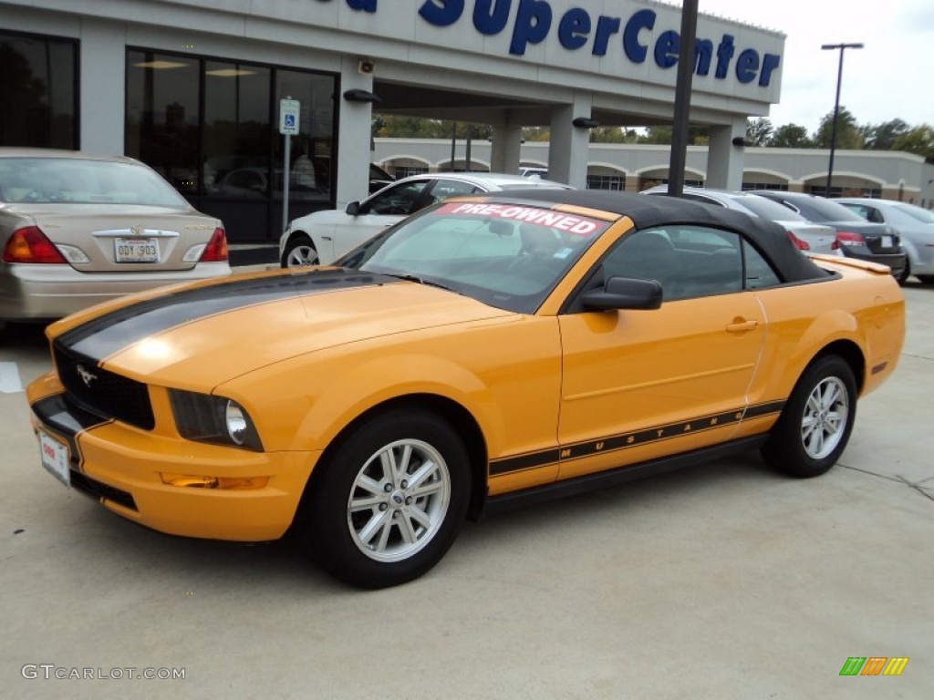 Grabber Orange Ford Mustang