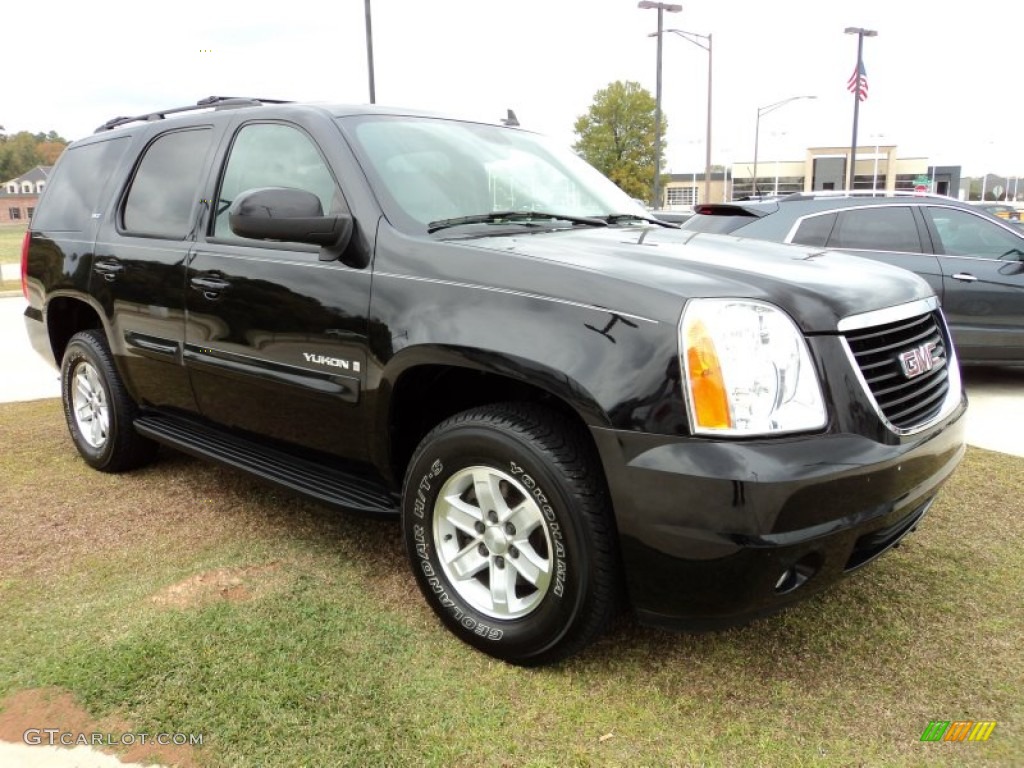 Onyx Black 2008 GMC Yukon SLT Exterior Photo #56550064