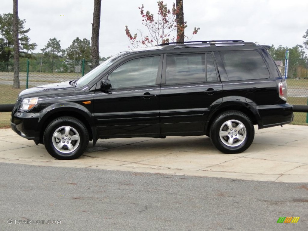 Formal Black 2008 Honda Pilot EX-L Exterior Photo #56550106