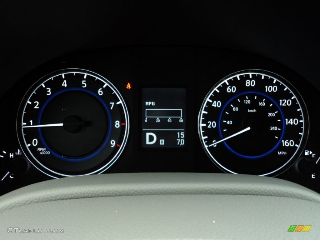 2012 Infiniti G 37 Journey Sedan Gauges Photo #56550601