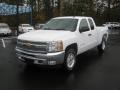 2012 Summit White Chevrolet Silverado 1500 LT Extended Cab 4x4  photo #1