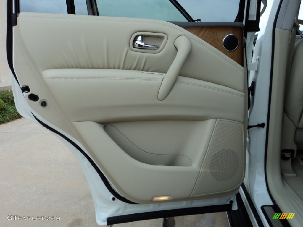 2012 Infiniti QX 56 Wheat Door Panel Photo #56551234
