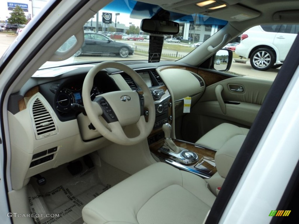 Wheat Interior 2012 Infiniti QX 56 Photo #56551309