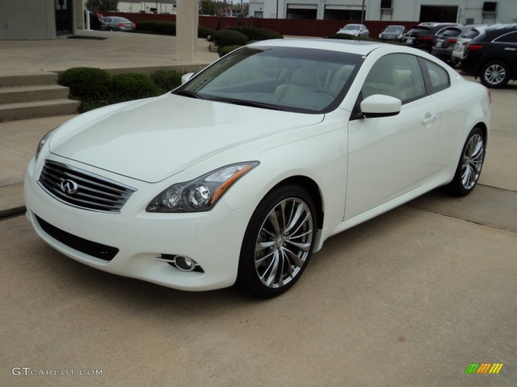 2012 G 37 Journey Coupe - Moonlight White / Stone photo #1