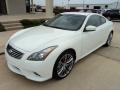 Moonlight White 2012 Infiniti G 37 S Sport Coupe Exterior