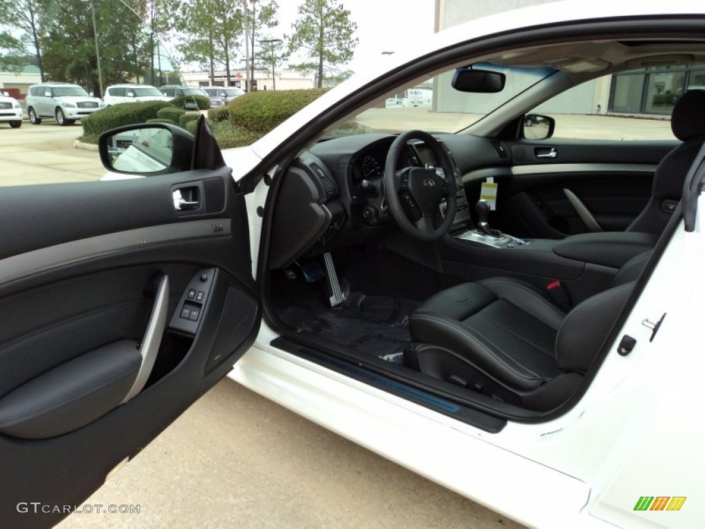 Graphite Interior 2012 Infiniti G 37 S Sport Coupe Photo #56551753