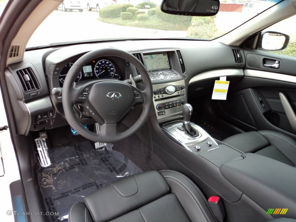 Graphite Interior 2012 Infiniti G 37 S Sport Coupe Photo #56551771