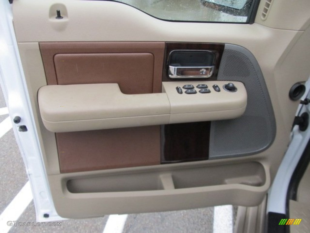 2007 F150 King Ranch SuperCrew 4x4 - Oxford White / Castano Brown Leather photo #13