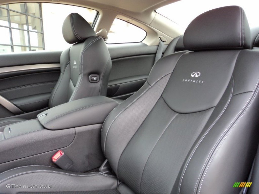 Graphite Interior 2012 Infiniti G 37 S Sport Coupe Photo #56551798