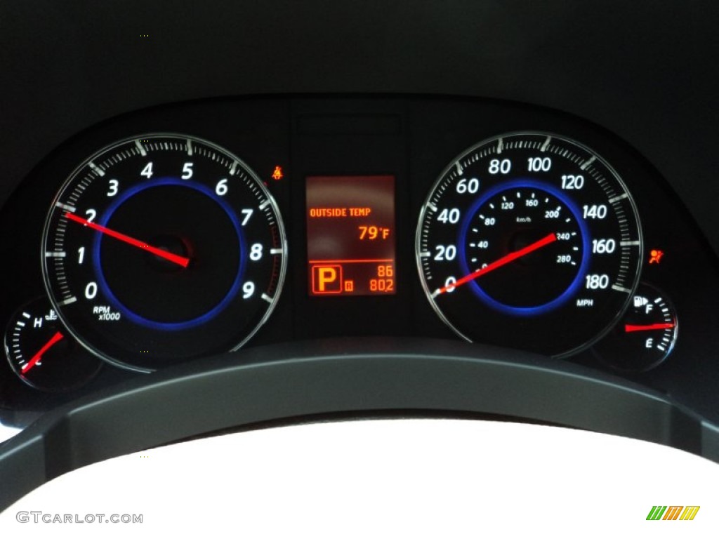 2011 Infiniti FX 35 Gauges Photo #56551959