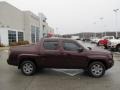 2008 Dark Cherry Pearl Honda Ridgeline RTX  photo #2