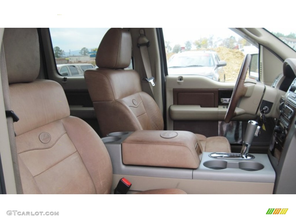 2006 F150 King Ranch SuperCrew 4x4 - Oxford White / Castano Brown Leather photo #22